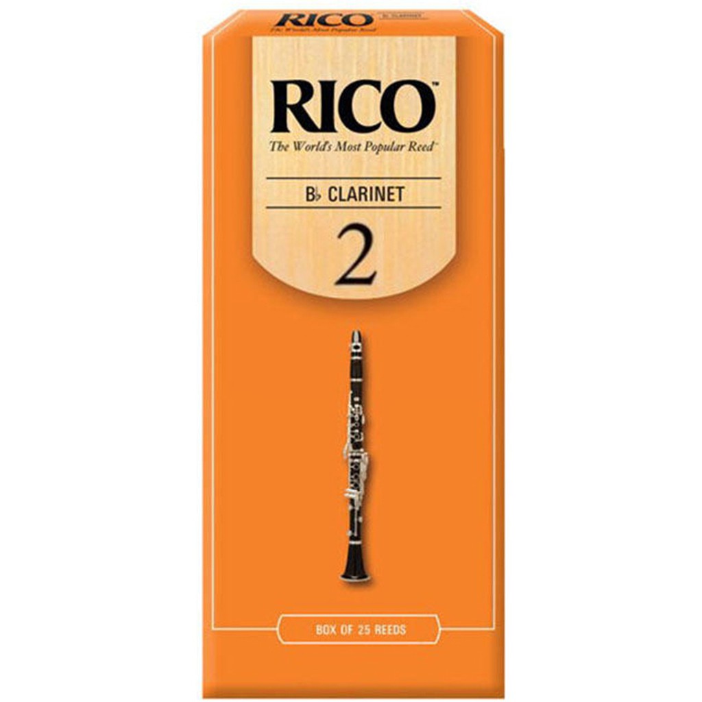 25pcs Klarinet Us Rico Rcwr Bahan Bambu Warna Oranye Dengan Kotak Shopee Indonesia