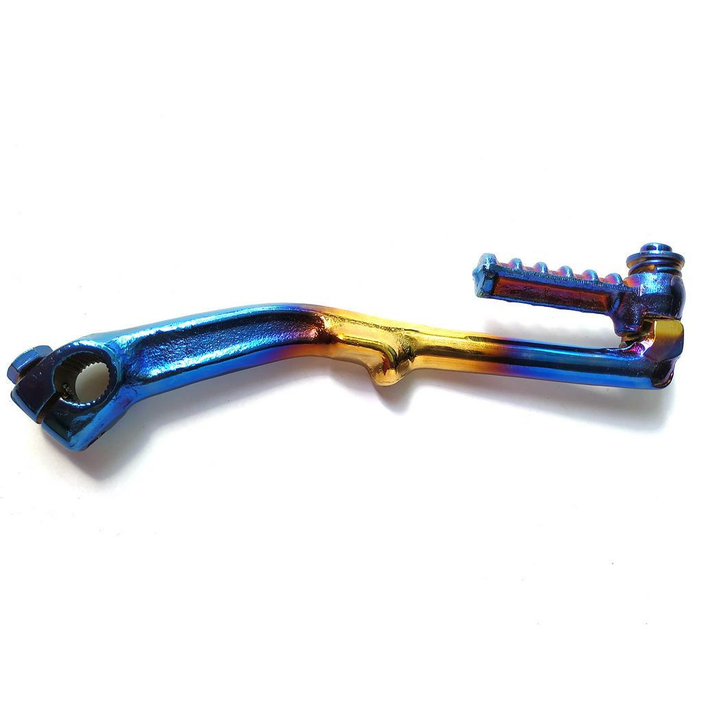 Kick Starter / Engkol / Selahan Warna Blue Gold Asli Bakaran Untuk Motor Matic Honda - Blue Gold
