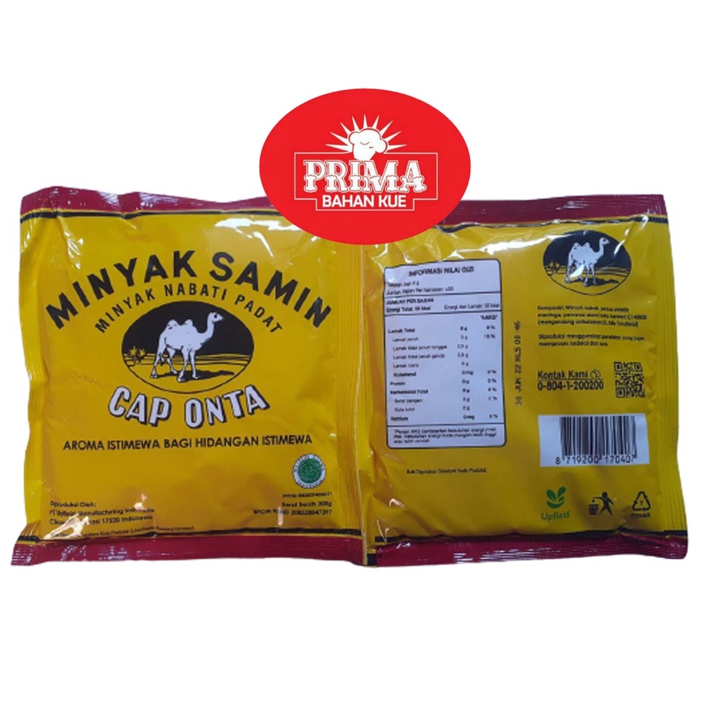 

MINYAK SAMIN CAP ONTA 200 GR