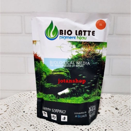 Bio Latte Pigment Hijau Biological Media tanam Rumah Bakteri 1L aquascape 1 liter bacteria house