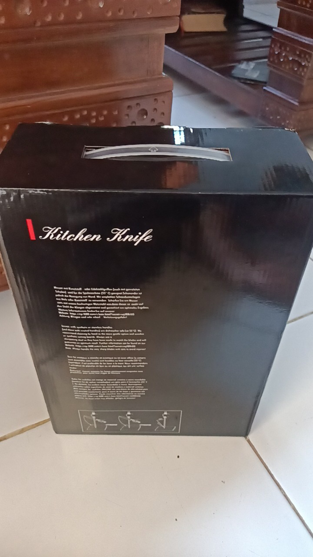 Set Pisau / Knife Set Fruit Bread Knife 6in1 Pisau Set Stainless Dilapis Anti Lengket