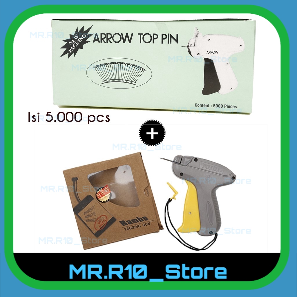 TAG PIN ARROW & TAG GUN RAMBO ORIGINAL