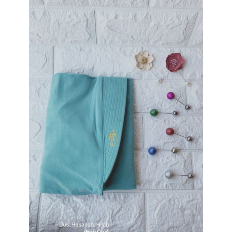 (Original Arey) YUMNA•• Kerudung instan•° Jilbab Instan Jersey-Telur Asin