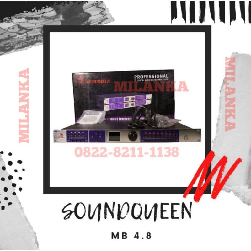 Audio Management 4 In 8 Out Soundqueen MB4.8 MB 4.8 Original TERBAIK