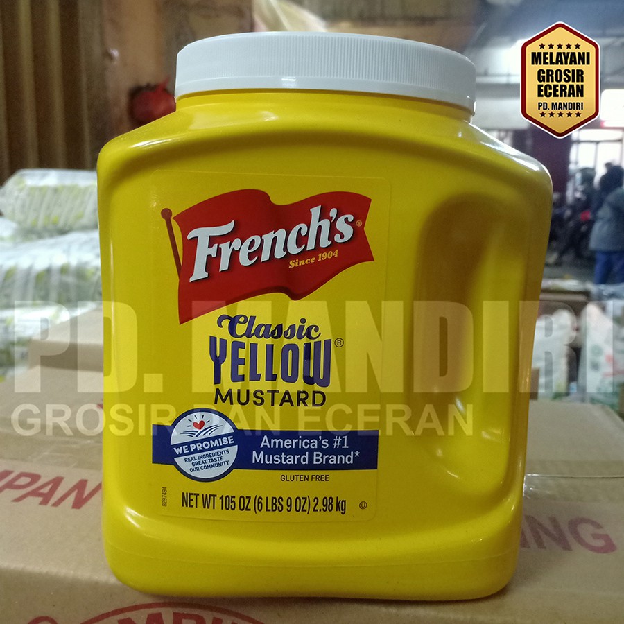 

FRENCH'S YELLOW MUSTARD 105 OZ 2,98 KG
