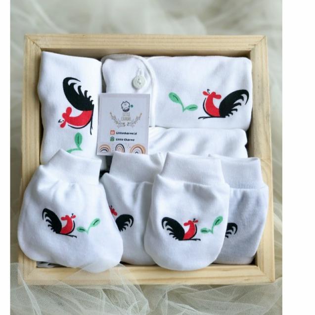 

♞ Paket Hampers Bayi Kado lahiran bayi Gift set bayi Newborn set Hampers - Ayam Jago, box hampers ❋