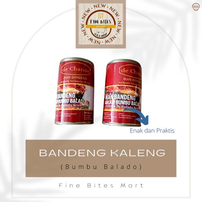 de chanos ikan bandeng kaleng (155g)