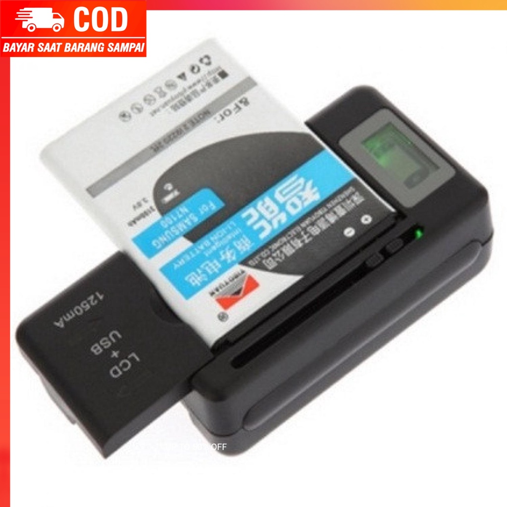 (100% BARANG ORI) Universal Charging USB Wall Dock Battery with LCD Display - SS-5