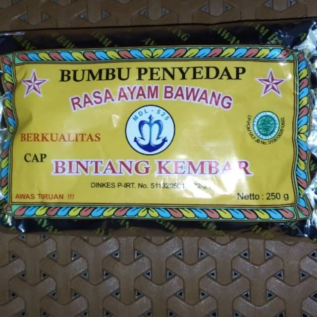 BUMBU PENYEDAP CAP BINTANG KEMBAR 250gram