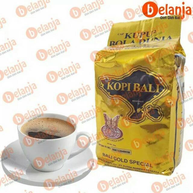 

Kopi Bali Kupu2 Bola Dunia Gold 250 Gr Oleh Oleh Khas Bali