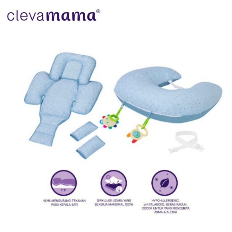 Clevamama ClevaCushion 10in1 / nursing pillow / alas stroller