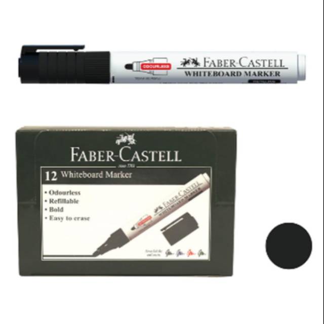 

Spidol Whiteboard Faber Castell Hitam