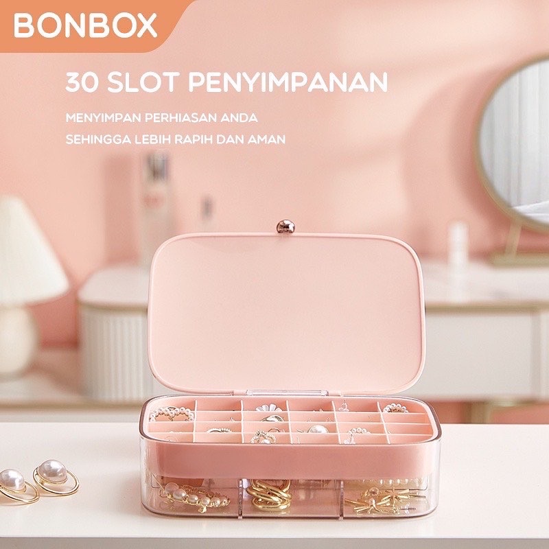 Box perhiasan / Rak perhiasan / tempat perhiasan skat multifungsi