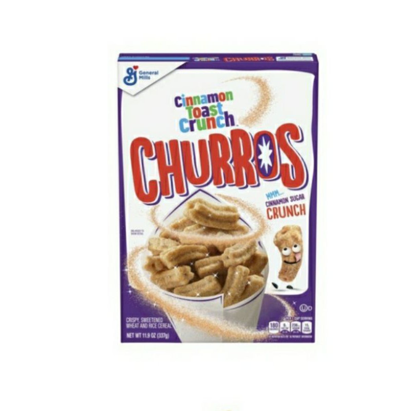 

Cinnamon Toast Crunch CHURROS cereal - sereal cinnamon churros - 11.9 oz - 337 g