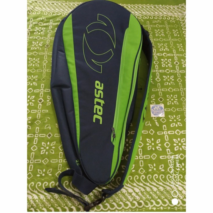 Tas Raket Badminton Bulutangkis Andes Astec Original Navy