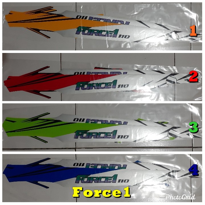 Sticker Striping Force 1