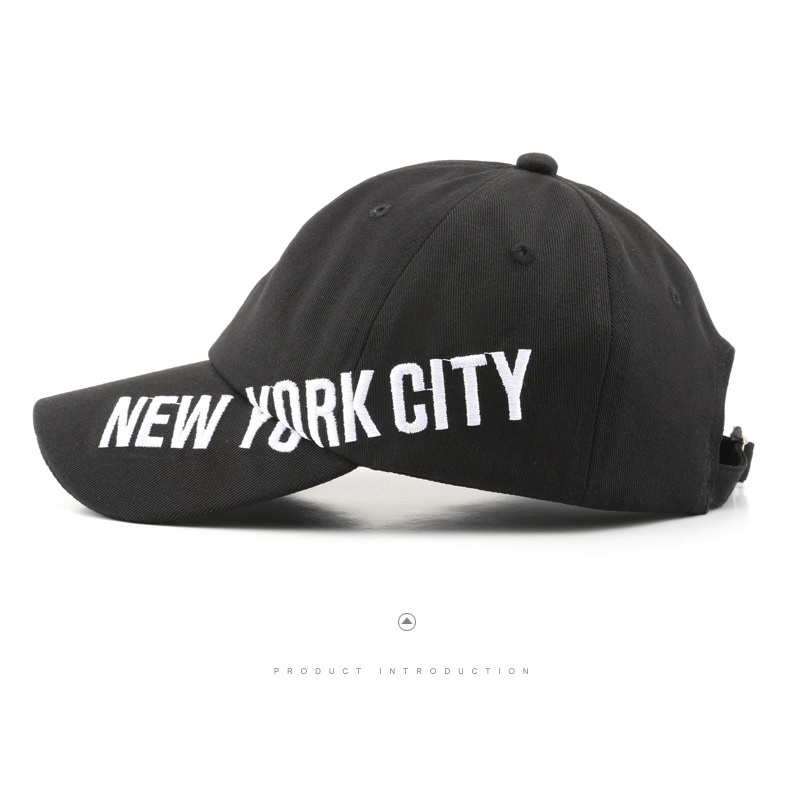 NEXTSTOPID-212 Topi Baseball Pria Wanita Bordir Samping NEW YORK CITY