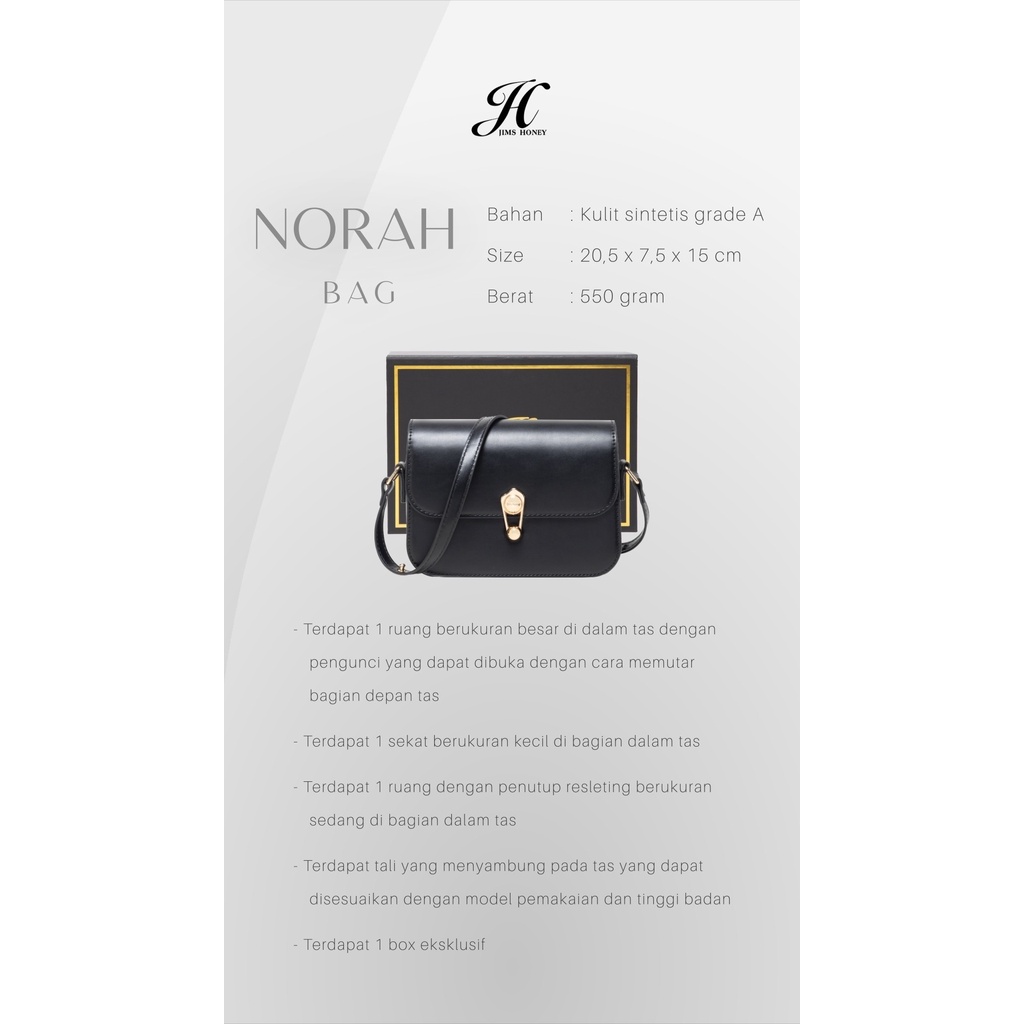 JIMS HONEY TAS WANITA NORAH BAG ( FREE EXCLUSIVE BOX )