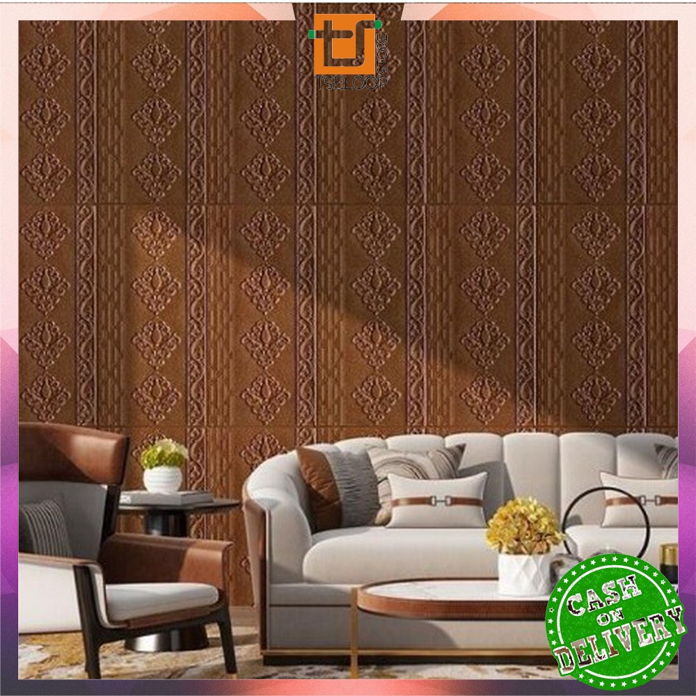 OFM-C217 - C224 Wallpaper 3D Foam Motif / Wallfoam Sticker Dinding Kamar / Walpaper Dinding Bata-1
