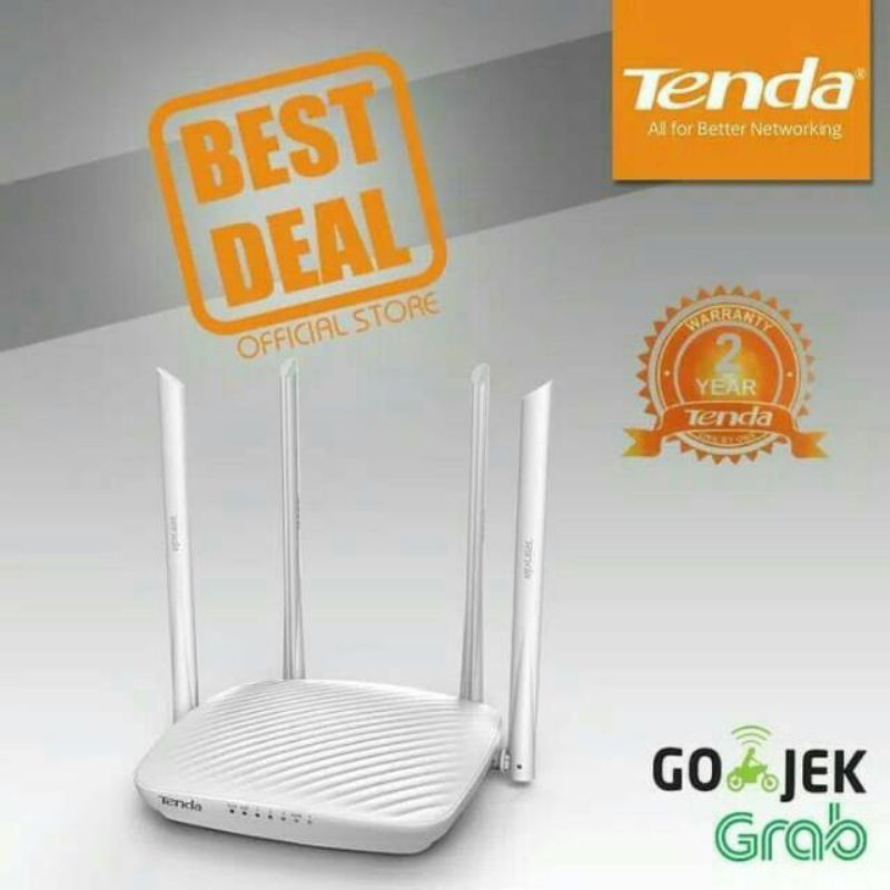 TENDA F9 600Mbps High Power Wall Killer Wirelesa Router