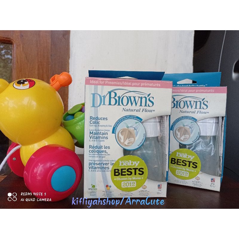 Dr. Browns Natural Flow 60ml, botol susu, botol bayi