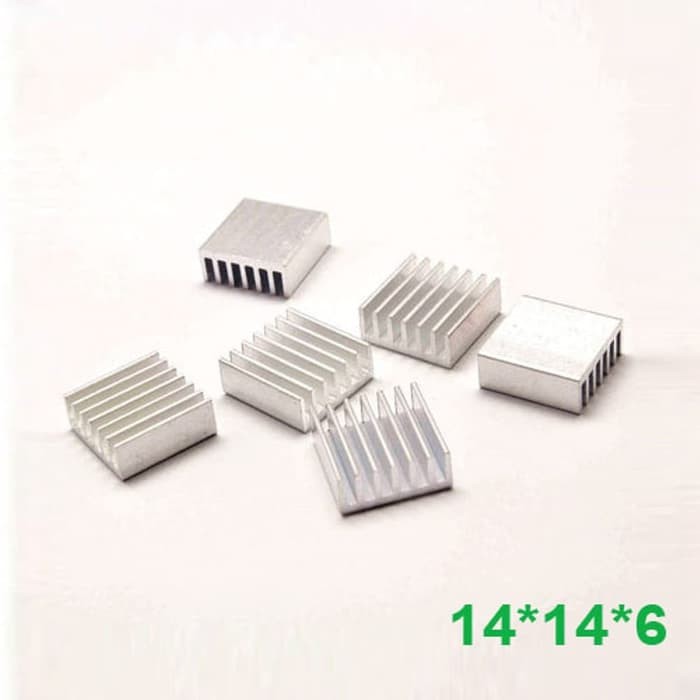 Heatsink 14x14x6mm heat sink Cooller IC pendingin Chip 14x14x6 mm cool