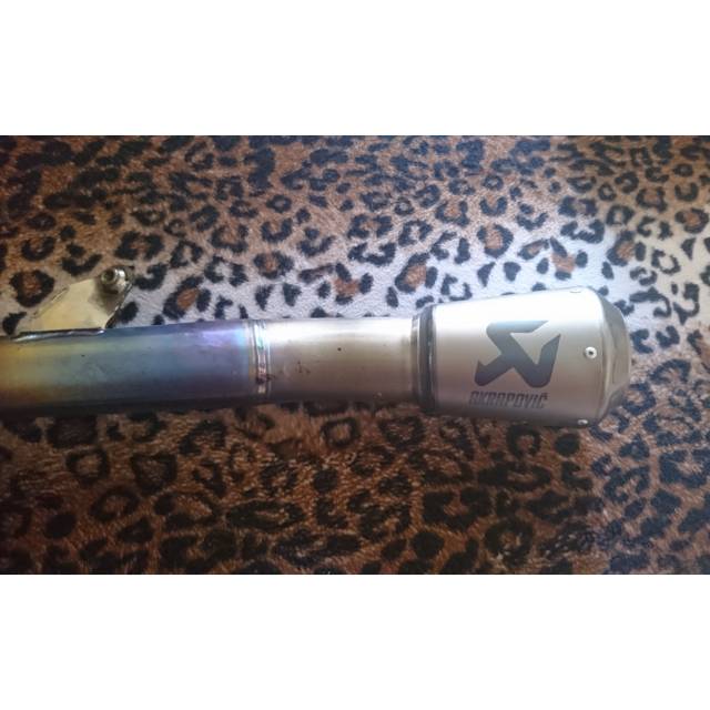 Knalpot akrapovic small rainbow original , ninja 250-650 cc