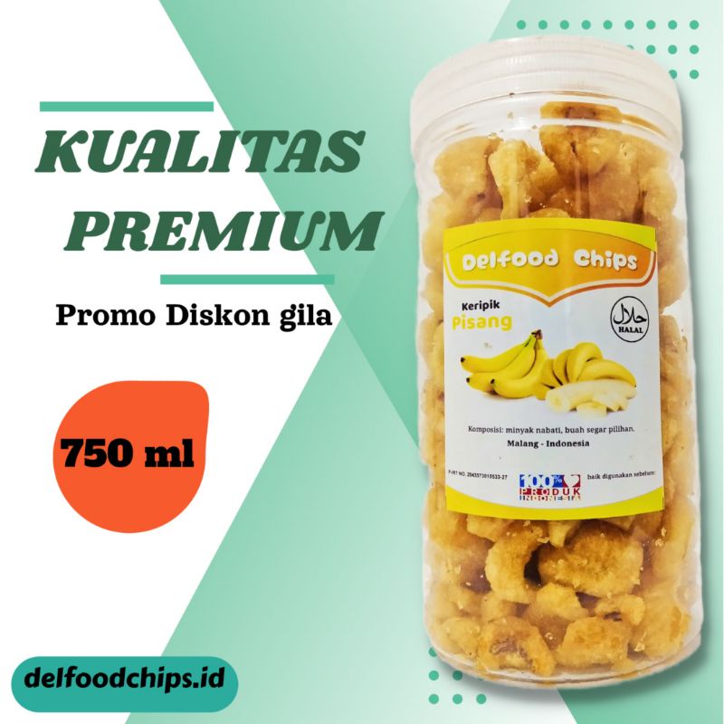 

Keripik Pisang Rambak Premium 750 ml