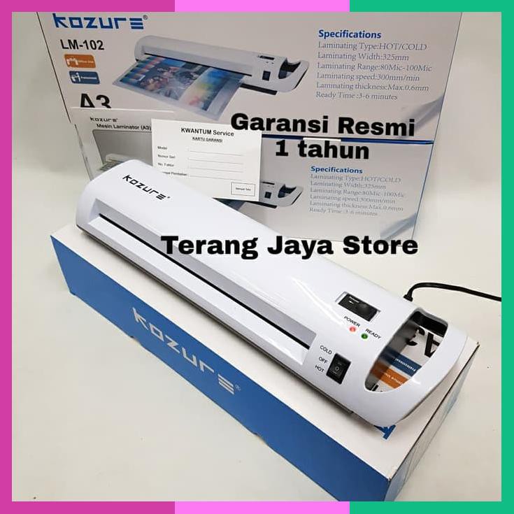 

Mesin Laminating Kozure Lm102 Mesin Laminating A3 Kozure Lm102