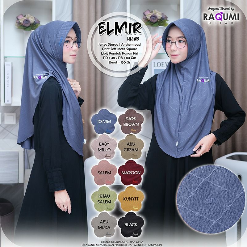 Jilbab Instan Raqumi Elmir Hijab