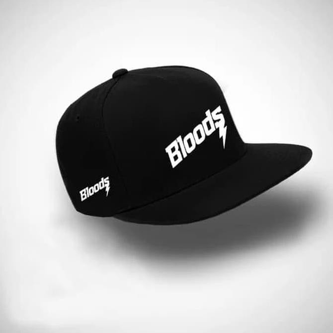 Original# Topi Snapback Bloods Best Seller White Black Premium