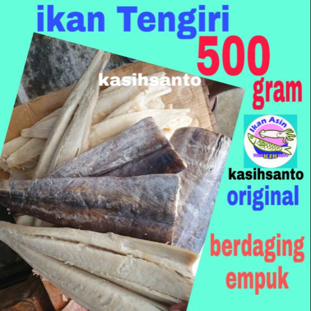 

Ikan asin Tenggiri daging-500gram