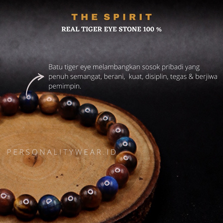 Gelang Pria Wanita Dewasa Keren Hitam Terbaru Batu Akik Kristal Tiger Eye Merah Biru Kuning ASLI ORIGINAL