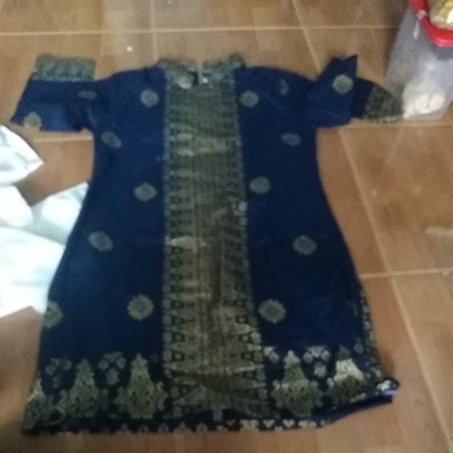 Terlaris Serut Genes Jelita Tunic Navbor Yelbor Whitbor Creambor Tunik Batik Modern Hrb030 Dolbi Dob