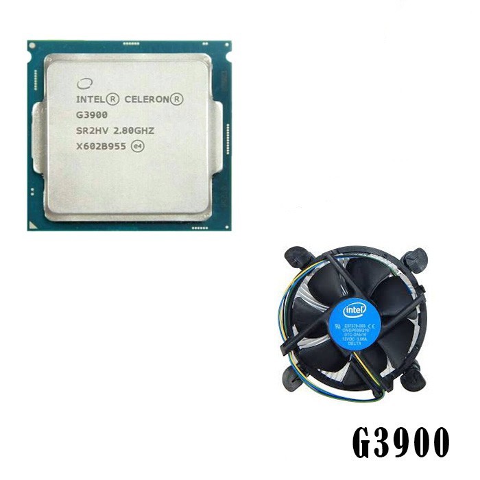 Processor Intel Celeron G3900 2.8GHz 2M Cache Dual-Core CPU Processor SR2HV LGA 1151 Tray + FAN