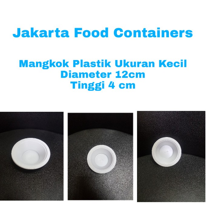 Mangkok Plastik Kecil/Mangkuk Plastik Kecil/Wadah Makanan Kecil 5 Inch