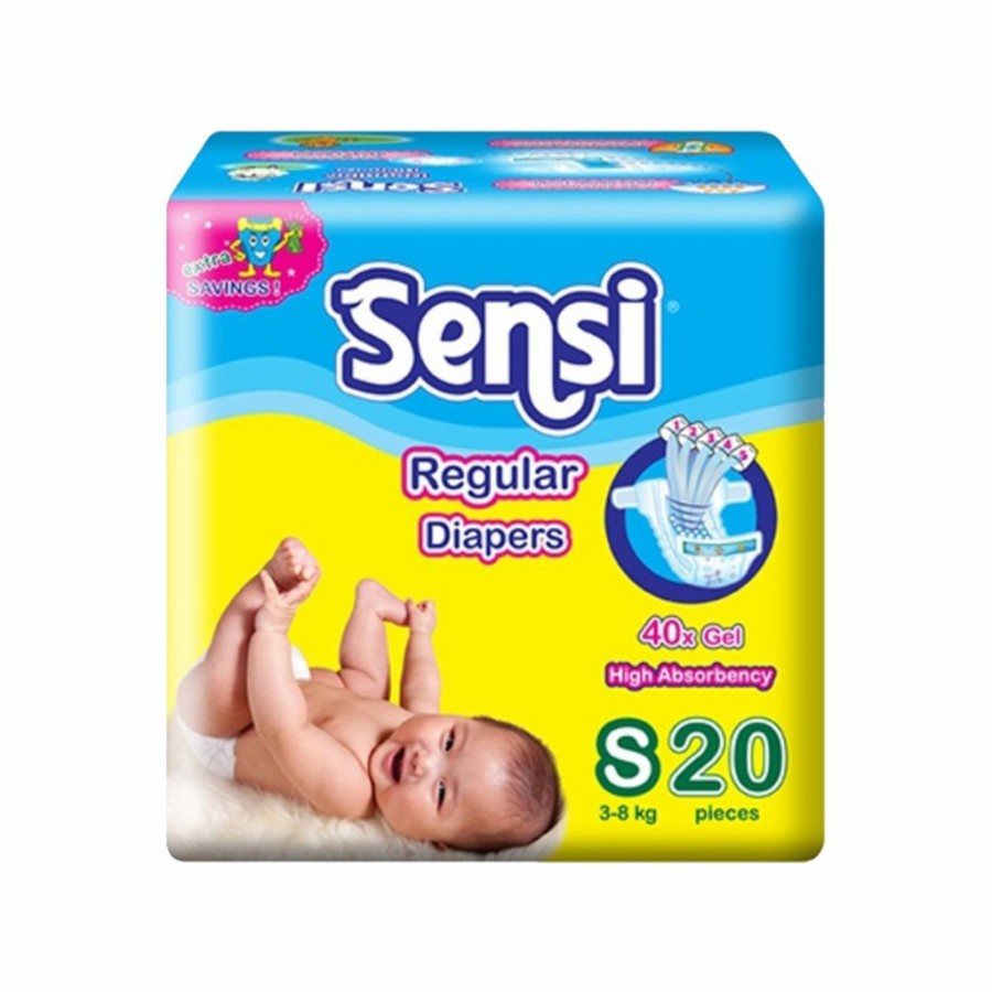 Sensi Diapers Reguler Perekat S20/M20/L20/XL16