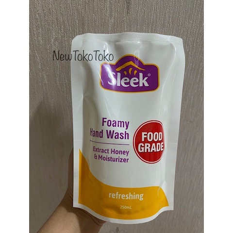 Sleek Foamy Hand Wash Refreshing Pouch 250ml