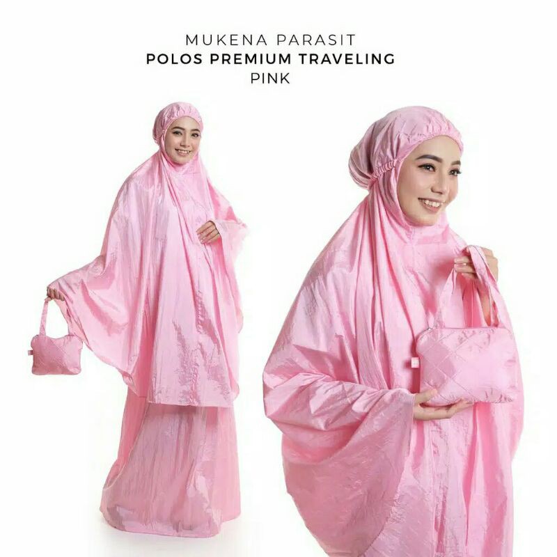 Mukena dewasa traveling/ parasit premium