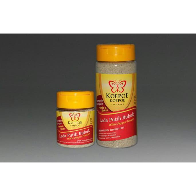 

BERKUALITAS! Koepoe - Koepoe Lada Putih Bubuk / White Pepper Powder 38 gr