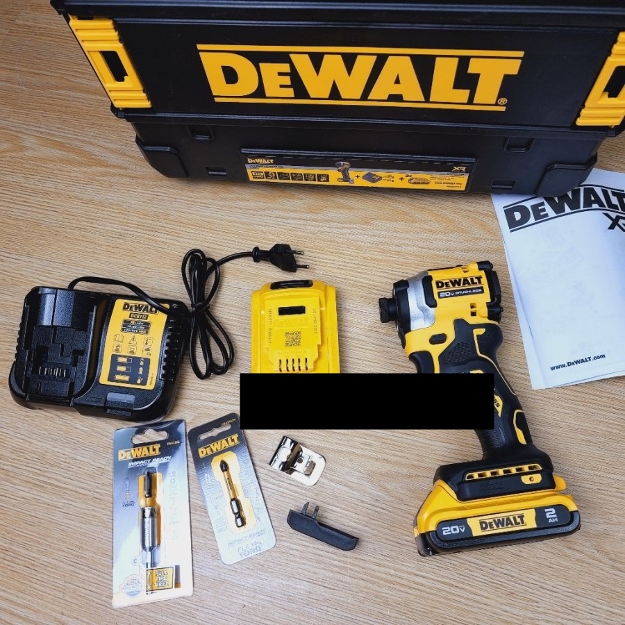 DEWALT DCF Cordless Brushless impact screw driver bor obeng