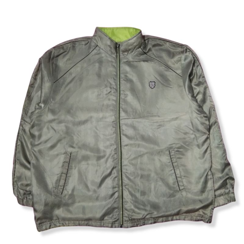 Jaket Thrift Olahraga Big Size Brand K Swiss