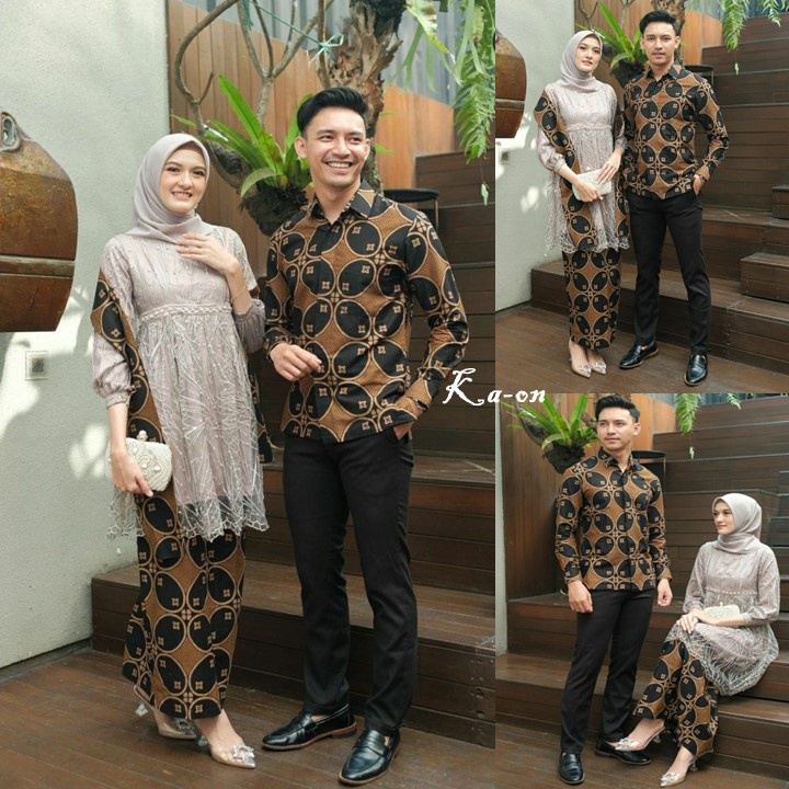 Outfit Ootd Kebaya Couple Batik Brokat Kondangan Wisuda Tunangan