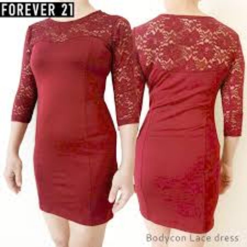 Dress bodycon forever 21
