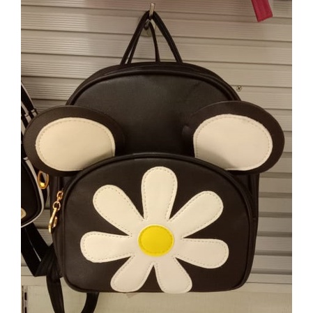 TAS RANSEL ANAK MOTIF BUNGA MERK PINK KISS BY ELIZABETH