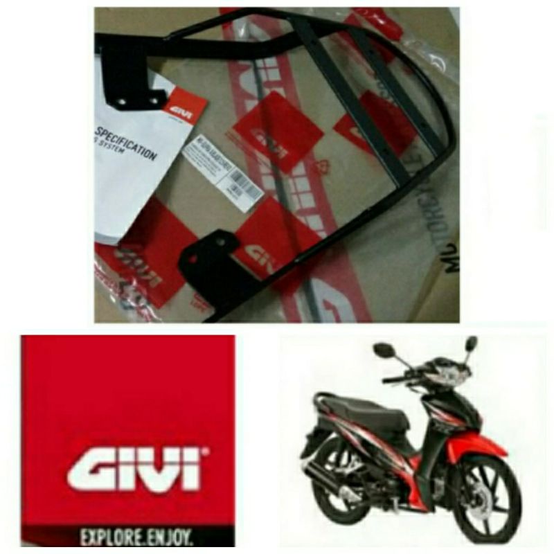 Breket Braket Box Motor Honda Absolute Revo 110 Original GIVI