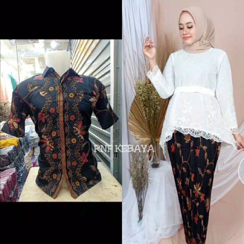 Neww Aurora tille/kebaya aurora/kebaya pingwin/kebaya moderen/baju kebaya/kebaya couple/baju couple