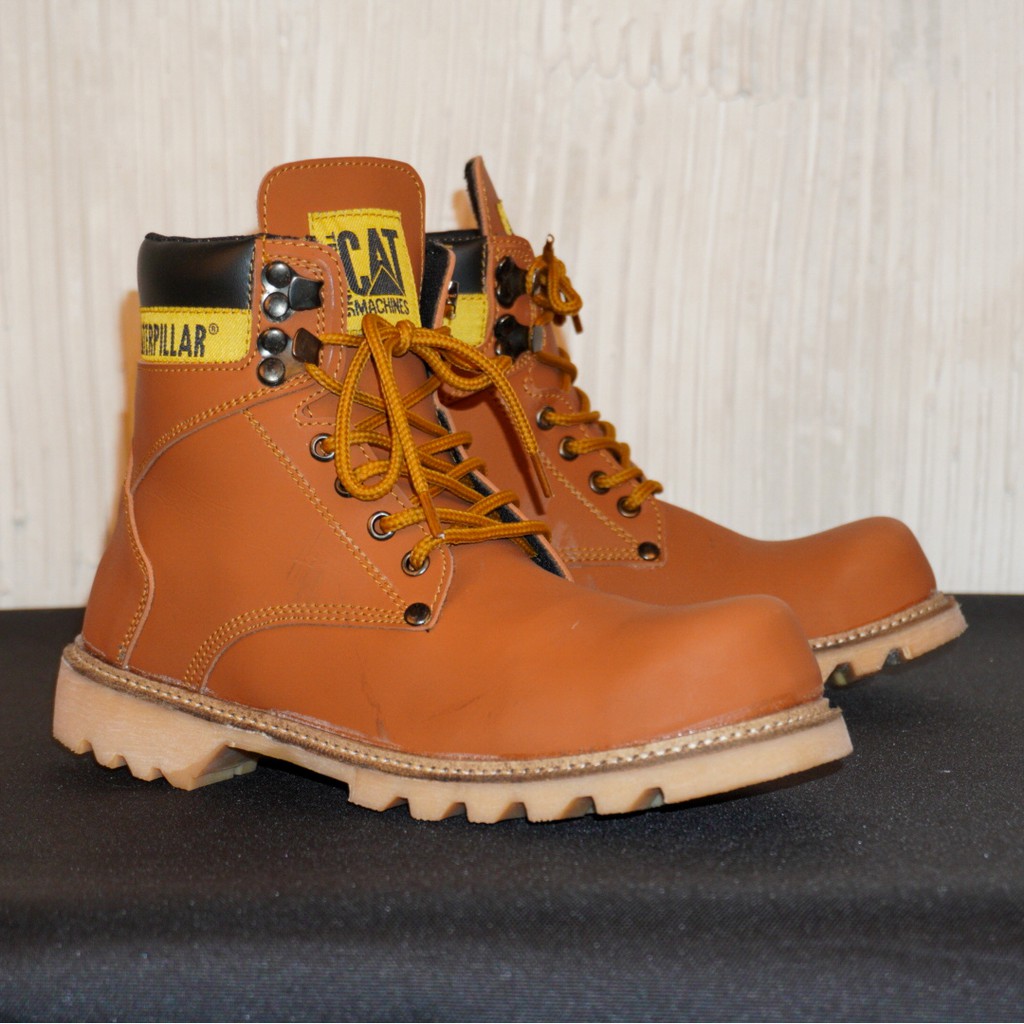 Promo Harga terbaru !!! Sepatu Septi Ujung Besi Sepatu Pria Caterpillar Tracking Bikers