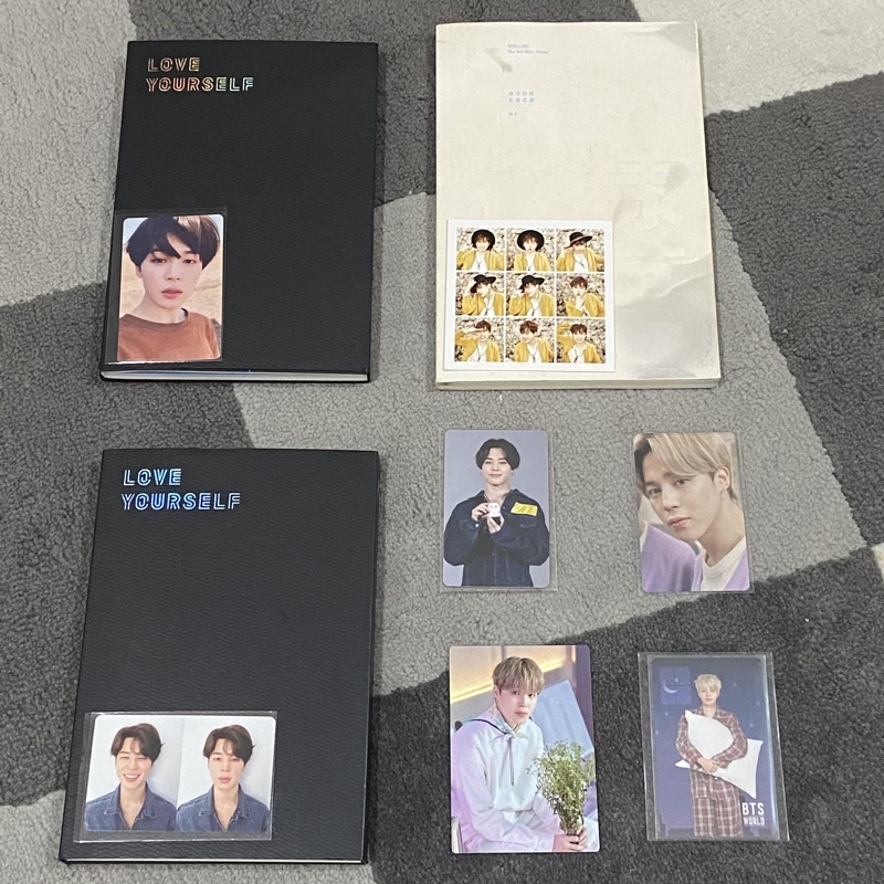 jimin photocard official samsung fullset tear r tear y hyyh