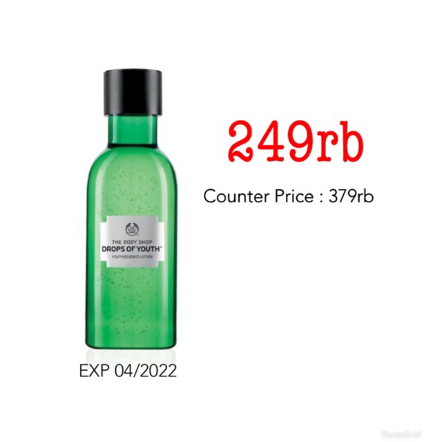TBS The Body Shop Drop Of Youth Essence -Lotion EXP 2022